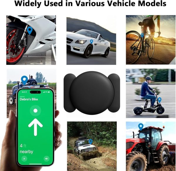 Car GPS Tracking Device for Vehicles,Cars etc,Mini Hidden Car Tracker Work with Find My (iOS Only),Real Time GPS Tracker for Vehicles with Magnetic Waterproof Case,for Tracking Keys Wallet Bike. - Image 6