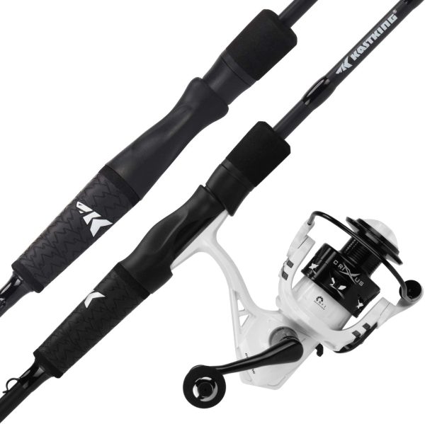 KastKing Crixus Fishing Rod and Reel Combo, Baitcasting Combo, IM6 Graphite Blank Rods,SuperPolymer Handle