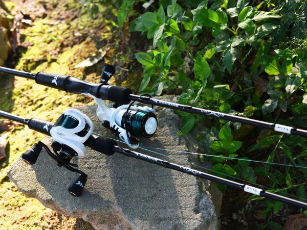 KastKing Crixus Fishing Rod and Reel Combo, Baitcasting Combo, IM6 Graphite Blank Rods,SuperPolymer Handle - Image 6