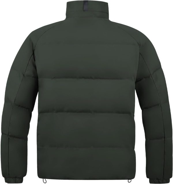 WEEN CHARM Men's Winter Puffer Bubble Coat Water-Resistant Insulated Jacket - Image 6